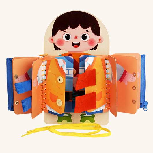 Jeu Éducatif d'Habillage Montessori Montiboo