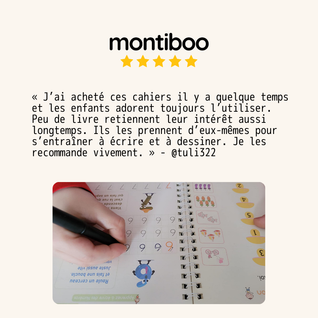 Kit de Cahiers d'écriture Magiques Montiboo